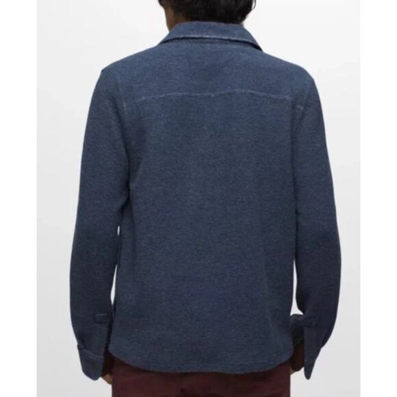 prAna IncrediWool Overshirt XL – Stormy Night Heather – NWT - Picture 3 of 9